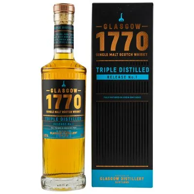 1770 Glasgow Single Malt Scotch Whisky Triple Distilled